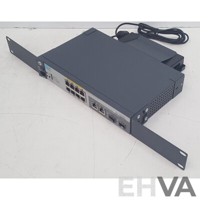 HP (J9562A) 2915-8G PoE 8-Port Gigabit Ethernet Switch w/ Power Supply