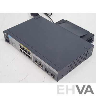 HP (J9562A) 2915-8G PoE 8-Port Gigabit Ethernet Switch w/ Power Supply