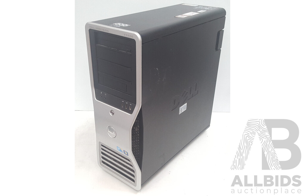 Dell Precision T7500 Intel Xeon (E5630) 2.53GHz-2.80GHz 4-Core CPU Workstation w/ 2 x NVIDIA Quadro 2000