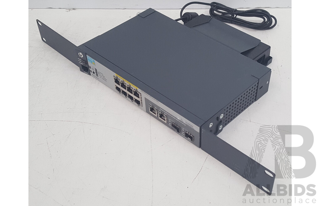 HP (J9562A) 2915-8G PoE 8-Port Gigabit Ethernet Switch w/ Power Supply