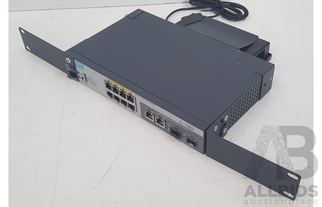 HP (J9562A) 2915-8G PoE 8-Port Gigabit Ethernet Switch w/ Power Supply