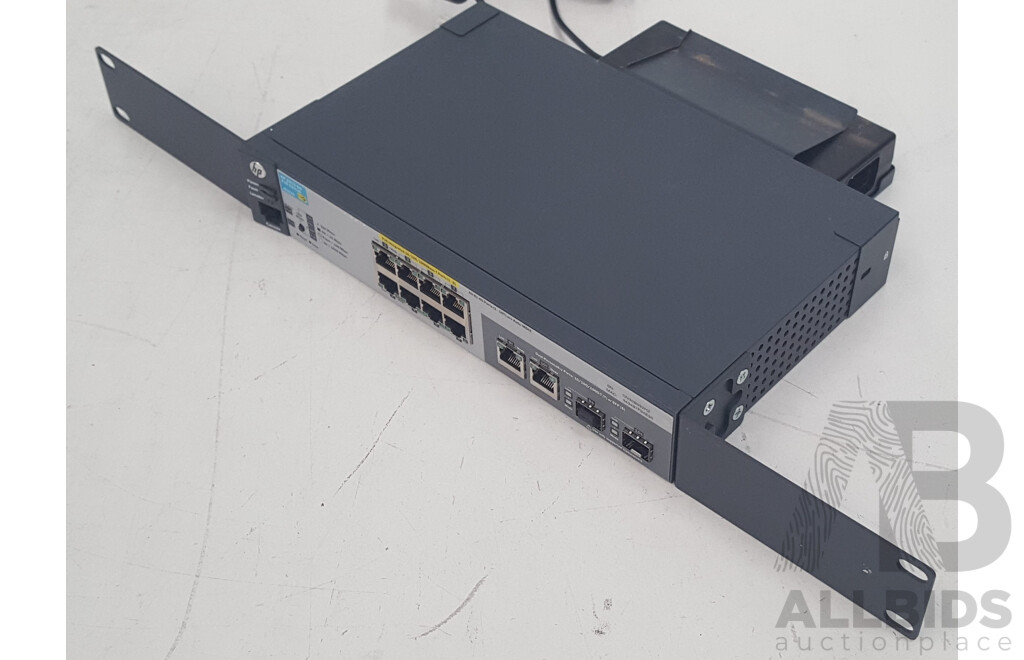 HP (J9562A) 2915-8G PoE 8-Port Gigabit Ethernet Switch w/ Power Supply