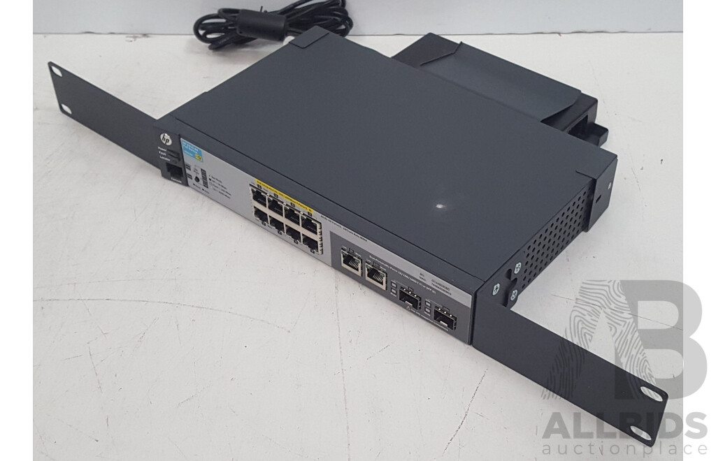 HP (J9562A) 2915-8G PoE 8-Port Gigabit Ethernet Switch w/ Power Supply