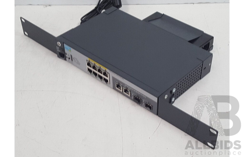 HP (J9562A) 2915-8G PoE 8-Port Gigabit Ethernet Switch w/ Power Supply