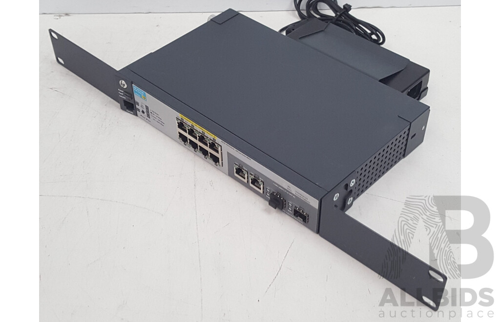 HP (J9562A) 2915-8G PoE 8-Port Gigabit Ethernet Switch w/ Power Supply