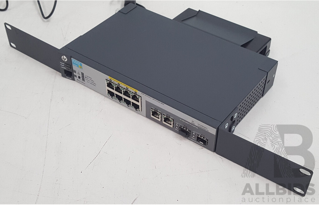 HP (J9562A) 2915-8G PoE 8-Port Gigabit Ethernet Switch w/ Power Supply