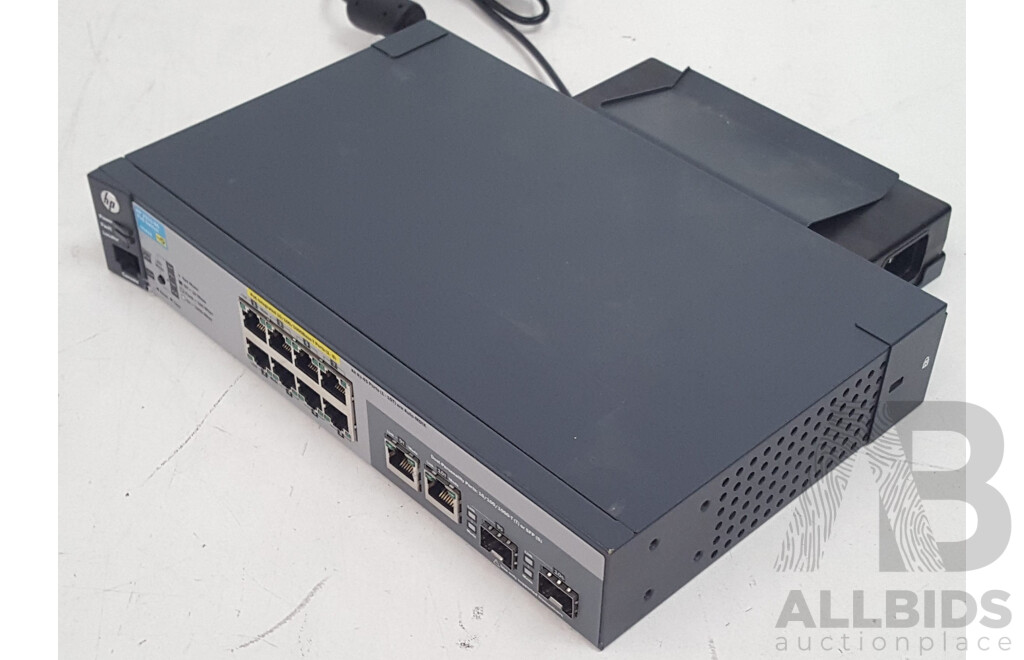 HP (J9562A) 2915-8G PoE 8-Port Gigabit Ethernet Switch w/ Power Supply