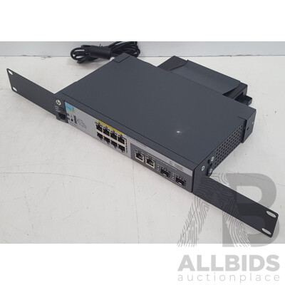 HP (J9562A) 2915-8G PoE 8-Port Gigabit Ethernet Switch w/ Power Supply