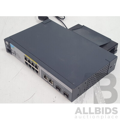 HP (J9562A) 2915-8G PoE 8-Port Gigabit Ethernet Switch w/ Power Supply