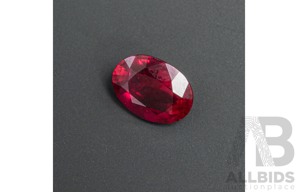 Ruby, Natural Unset Oval Cut Gemstone, Origin Sri Lanka, 2.15ct - GIA Report No. 729803590