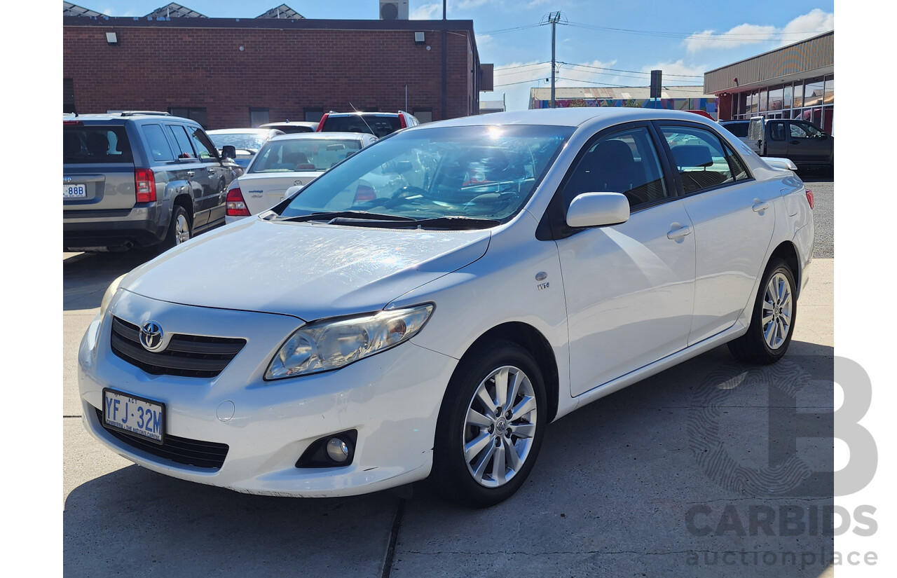 2/2008 Toyota Corolla Conquest ZRE152R 4d Sedan White 1.8L