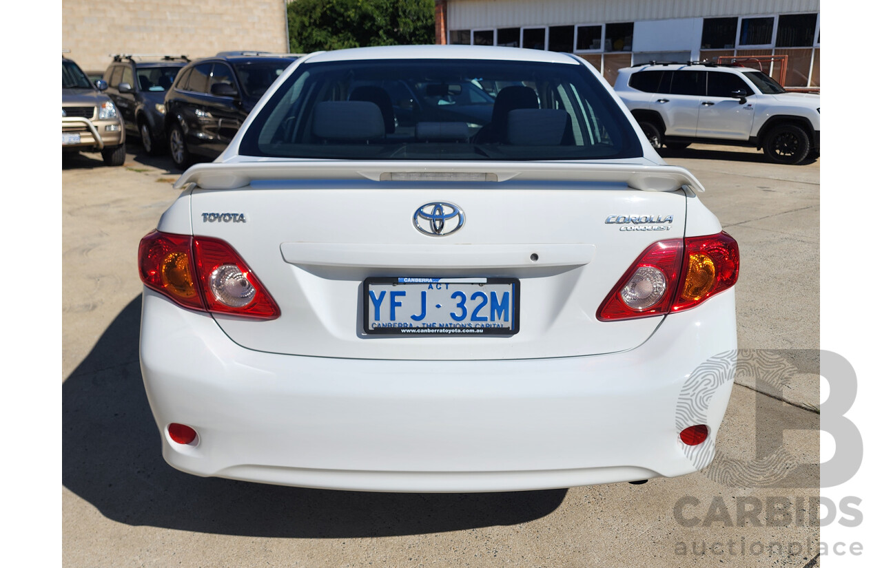 2/2008 Toyota Corolla Conquest ZRE152R 4d Sedan White 1.8L