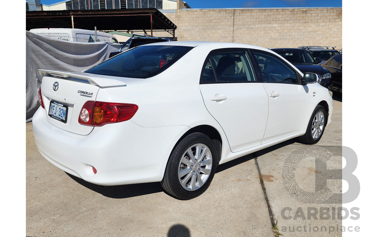 2/2008 Toyota Corolla Conquest ZRE152R 4d Sedan White 1.8L