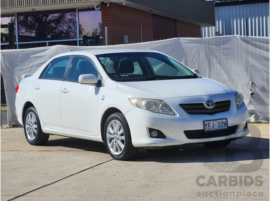 2/2008 Toyota Corolla Conquest ZRE152R 4d Sedan White 1.8L