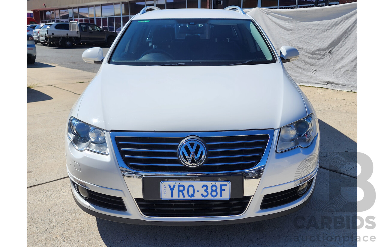 5/2010 Volkswagen Passat 125 TDI Highline 3C MY10 UPGRADE 4d Wagon White 2.0L