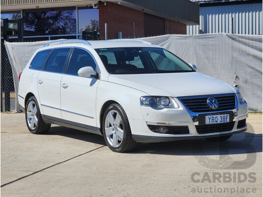 5/2010 Volkswagen Passat 125 TDI Highline 3C MY10 UPGRADE 4d Wagon White 2.0L