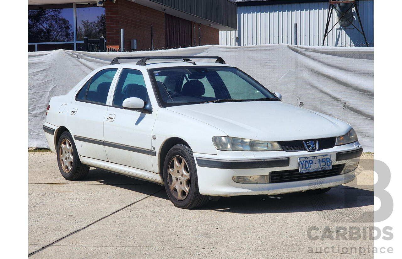 12/2002 Peugeot 406 SV D9 (II) 4d Sedan White 2.9L