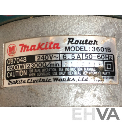 Makita 1500 Watt Electric 12mm D Handle Router