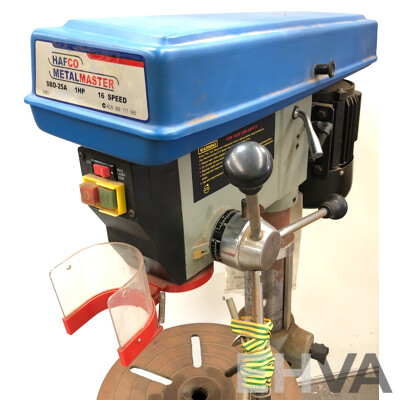 Hafco Metalmaster 16 Speed Electric Pedestal Drill Press