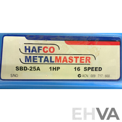 Hafco Metalmaster 16 Speed Electric Pedestal Drill Press