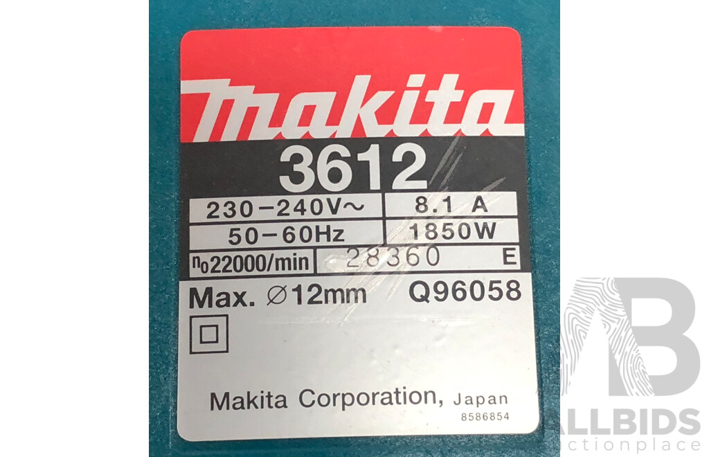 Makita 1850 Watt Electric 12mm Router