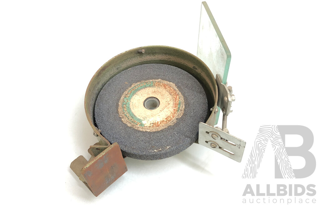 Vintage Waldown 1/2 HP 7 Inch Electric Bench Grinder