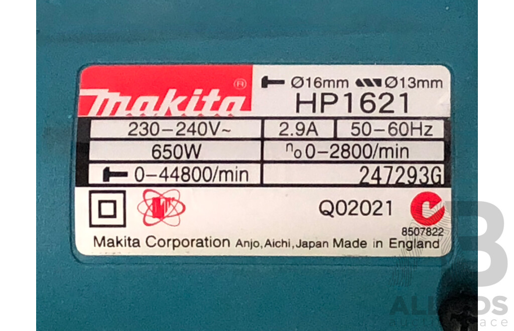 Makita 650 Watt Electric Hammer Drill