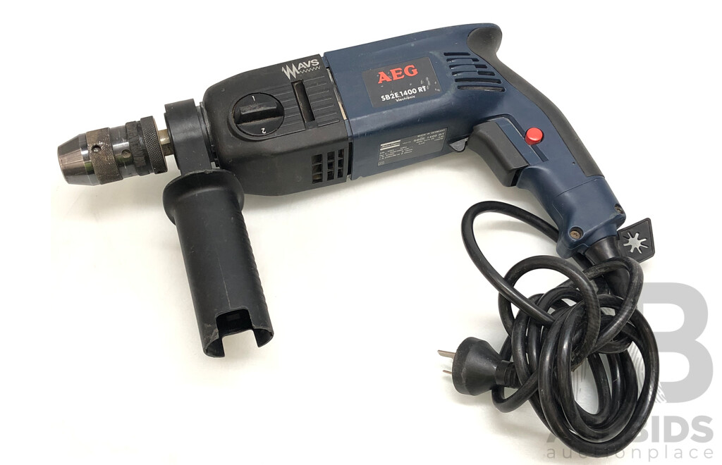 AEG 1400 Watt Two Speed Electric Hammer Drill