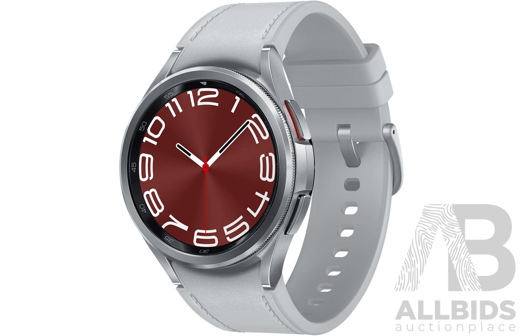 SAMSUNG GALAXY Watch6 Classic 43mm - Sliver (SM-R950) - ORP $699