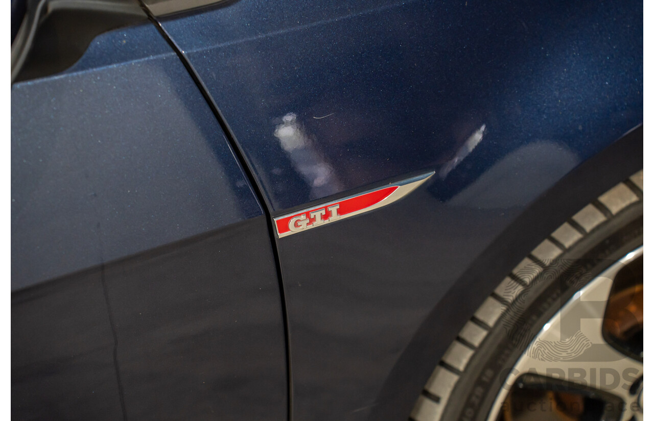 04/2017 Volkswagen Golf GTi (FWD) AU MY17 5d Hatchback Dark Iron Blue Metallic Turbo 2.0L