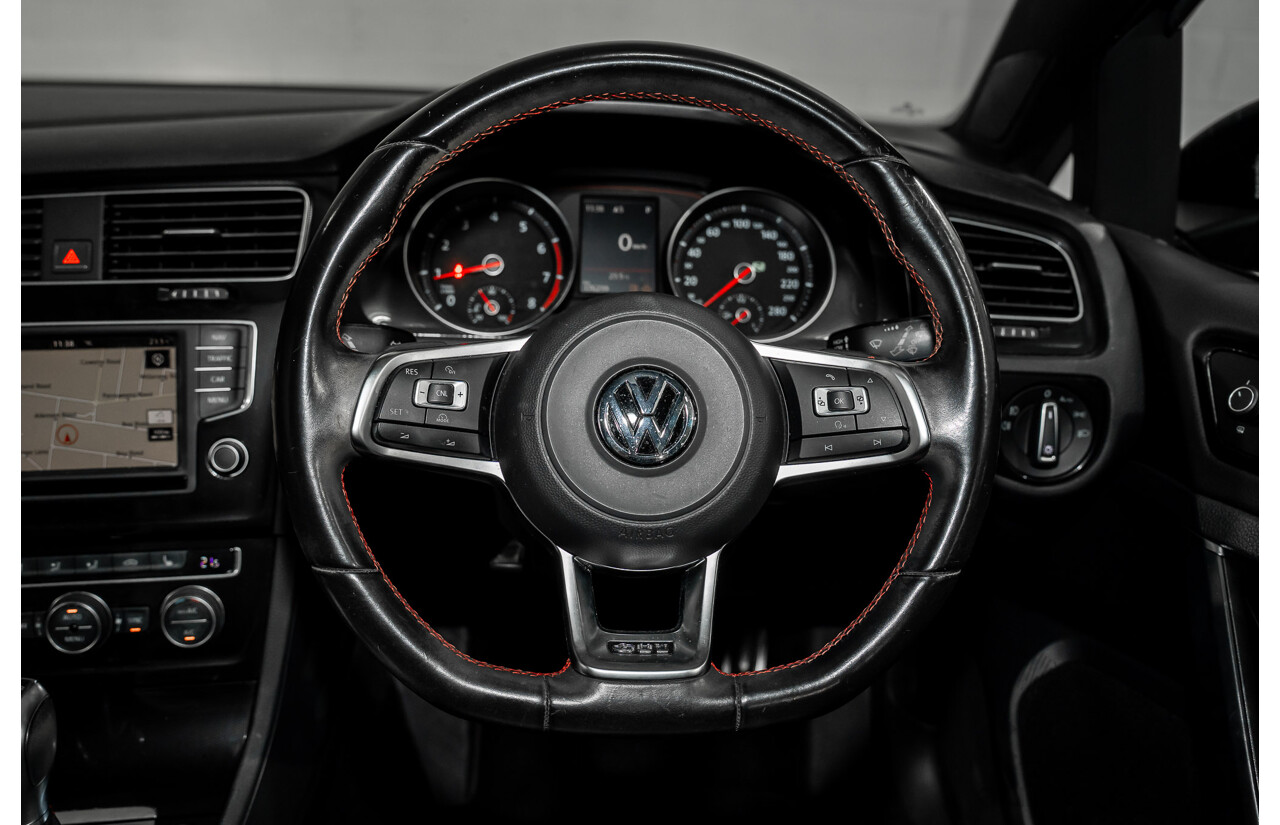 04/2017 Volkswagen Golf GTi (FWD) AU MY17 5d Hatchback Dark Iron Blue Metallic Turbo 2.0L