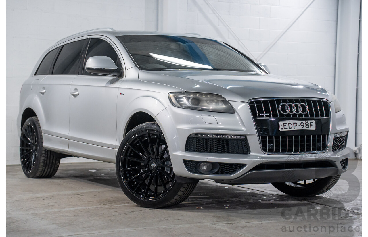 12/2010 Audi Q7 3.0 TDI Quattro (AWD) MY11 4d Ice Silver Metallic Turbo Diesel 3.0L - 7 Seater
