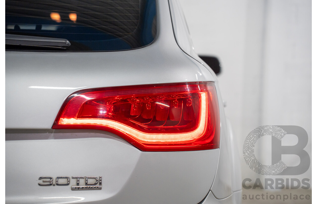 12/2010 Audi Q7 3.0 TDI Quattro (AWD) MY11 4d Ice Silver Metallic Turbo Diesel 3.0L - 7 Seater