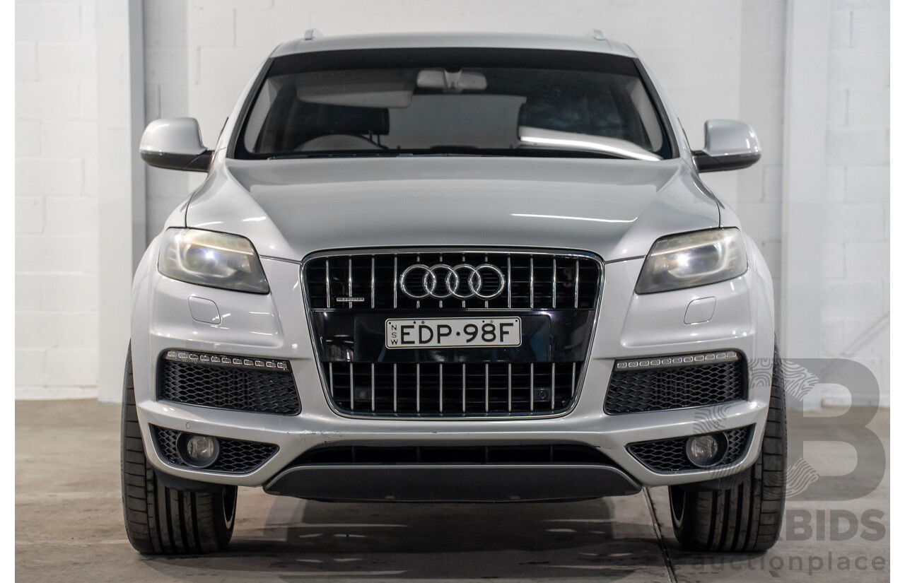 12/2010 Audi Q7 3.0 TDI Quattro (AWD) MY11 4d Ice Silver Metallic Turbo Diesel 3.0L - 7 Seater