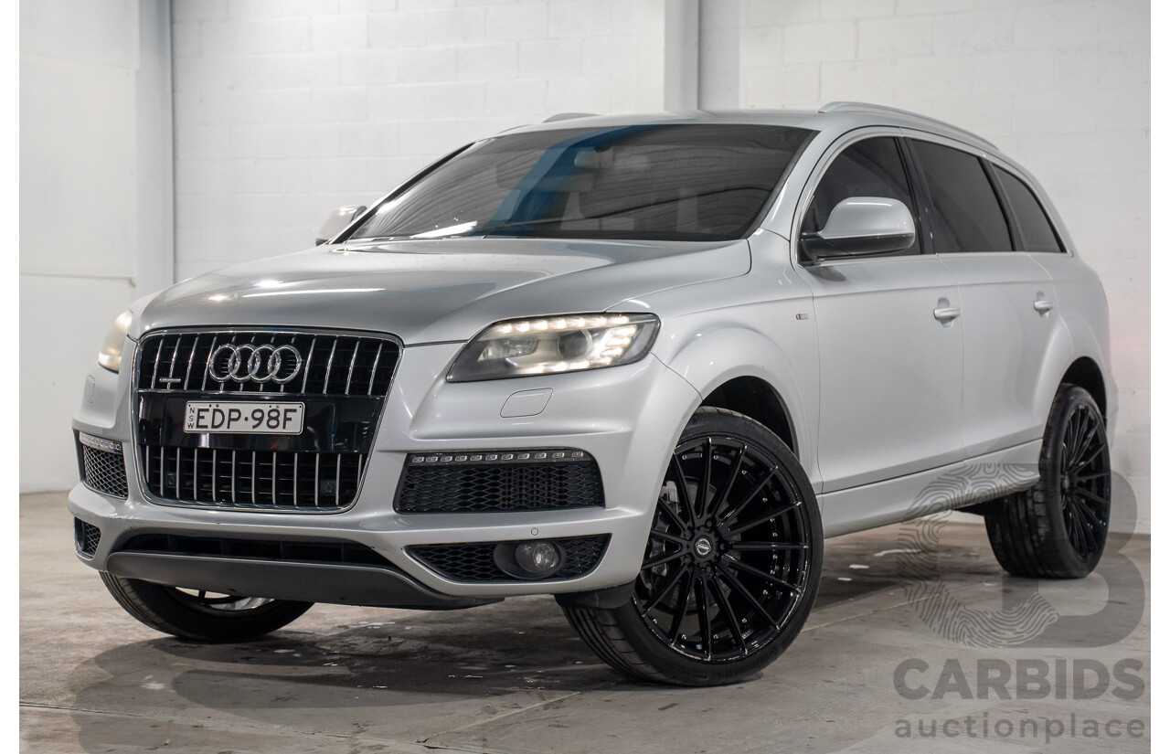 12/2010 Audi Q7 3.0 TDI Quattro (AWD) MY11 4d Ice Silver Metallic Turbo Diesel 3.0L - 7 Seater