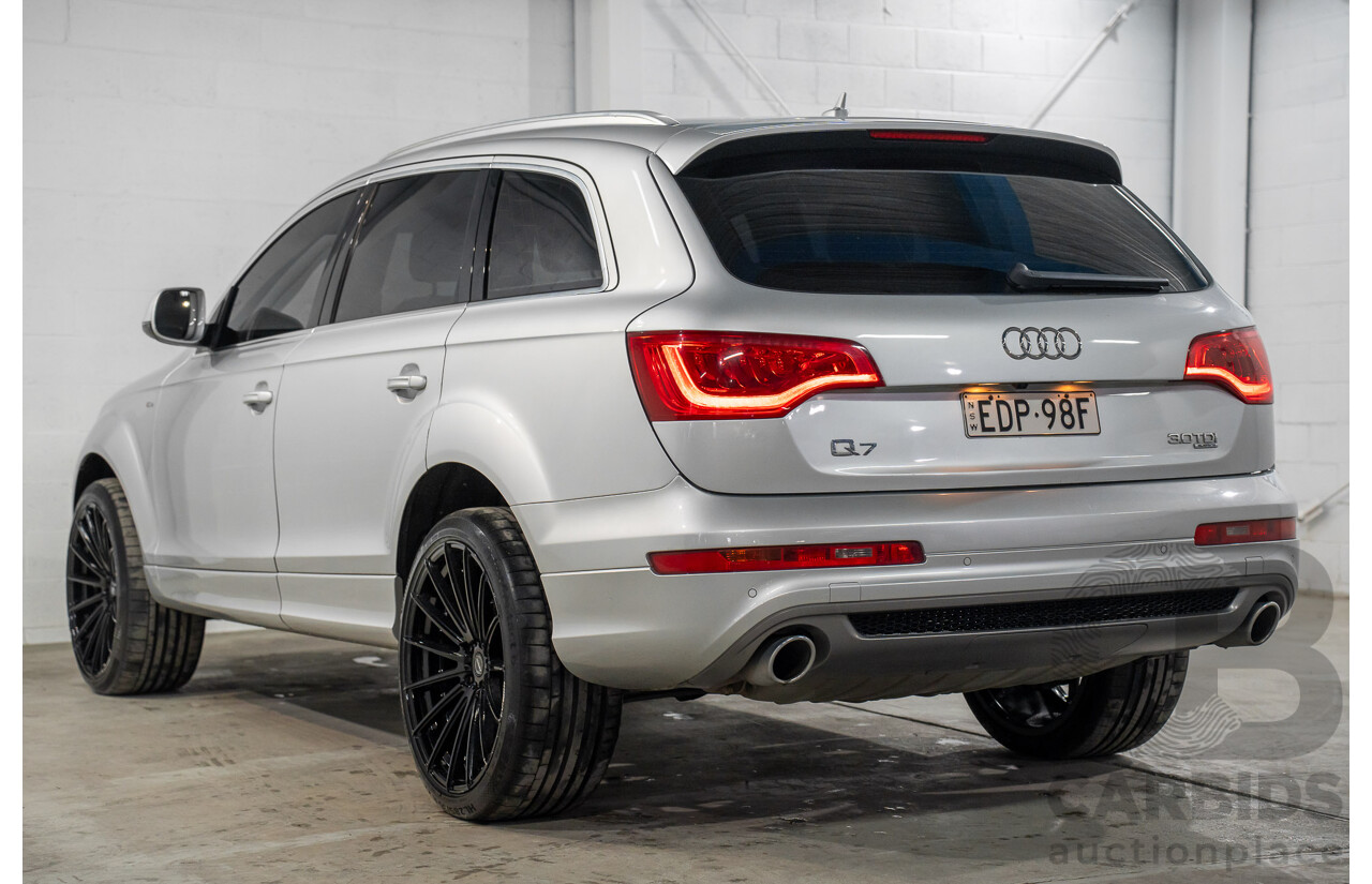 12/2010 Audi Q7 3.0 TDI Quattro (AWD) MY11 4d Ice Silver Metallic Turbo Diesel 3.0L - 7 Seater