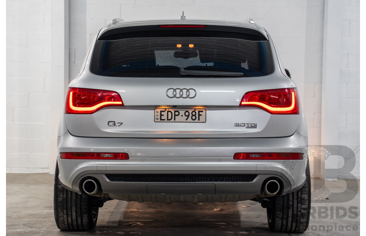 12/2010 Audi Q7 3.0 TDI Quattro (AWD) MY11 4d Ice Silver Metallic Turbo Diesel 3.0L - 7 Seater