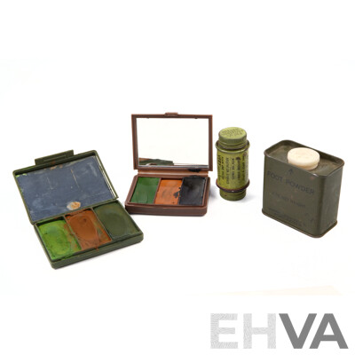Australian Army Backpack, Medical Pack, Kit Bag, Camtech Military Sunscreen, Foot Powder and More