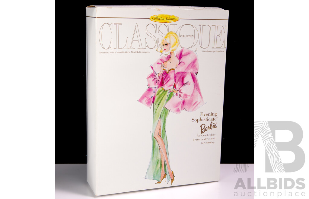 Collectors Edition Classique Collection Evening Sophisticate Barbie Doll Designed by Robert Best, in Original Packaging