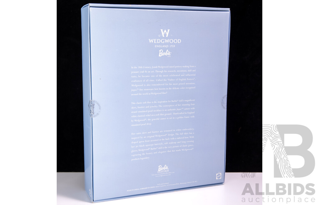 Collectors Edition Wedgwood Barbie Doll, in Original Packaging