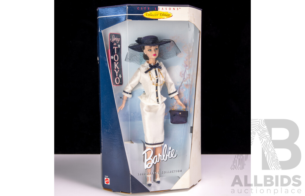 Collectors Edition City Seasons 1999 Spring Collection, Spring in Tokyo Barbie Doll in Original Packaging