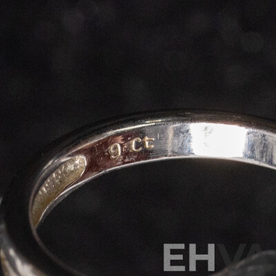 9ct White Gold Channel Set Diamond Wedding/Eternity Ring, TDW 0.25ct, 3.23 Grams