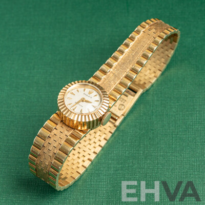 18ct Vintage Rolex Precision, Swiss Made, 11856, Gold Watch & Band Hallmarked, 31.15 Grams