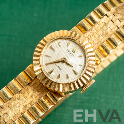 18ct Vintage Rolex Precision, Swiss Made, 11856, Gold Watch & Band Hallmarked, 31.15 Grams