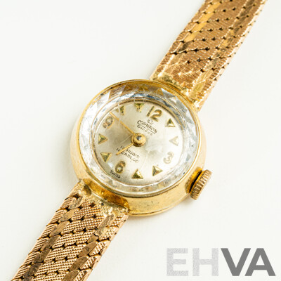 18ct Vintage Cornavin Geneve 17 Rubis Incabloc, Swiss Made, Gold Watch & Band Hallmarked, 26.37 Grams
