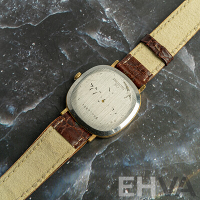 Longines Mechanical Linen Dial Tonneau Vintage Watch, Manual Winding with Movement
