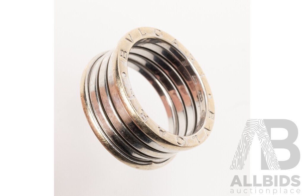 18ct Bvlgari B.zero.1 Ring, Size U, 12.95 Grams - Authenticated