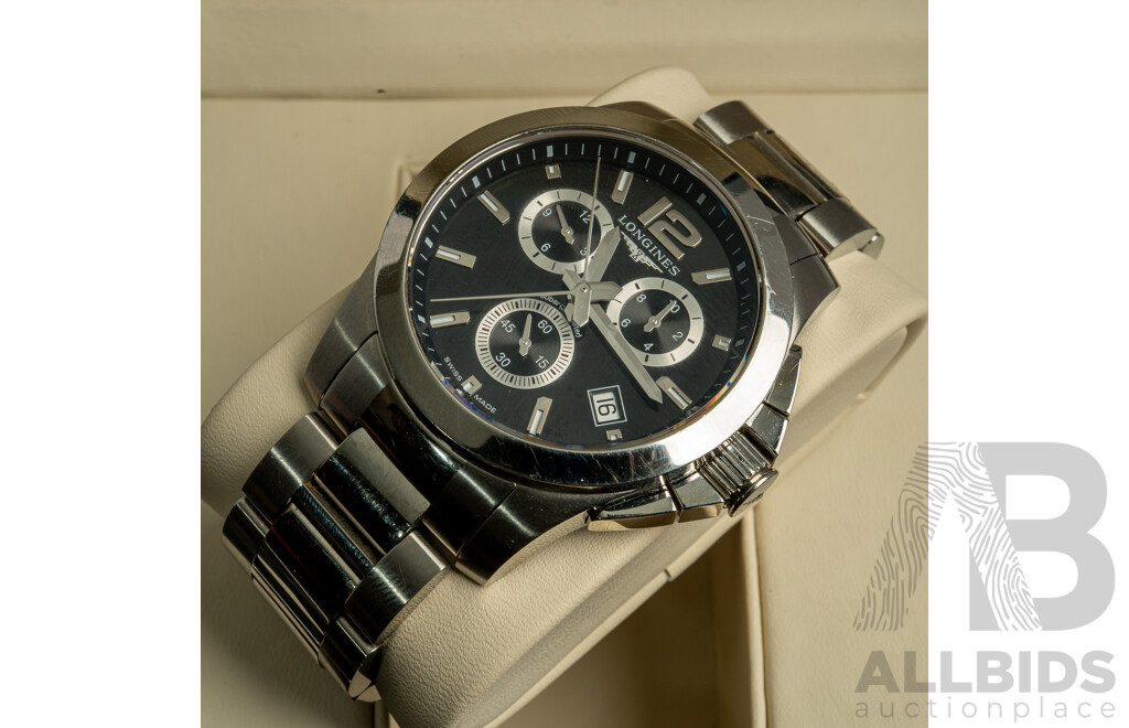 Longines 41mm Conquest Chronograph Conquest, Model L3.660.4