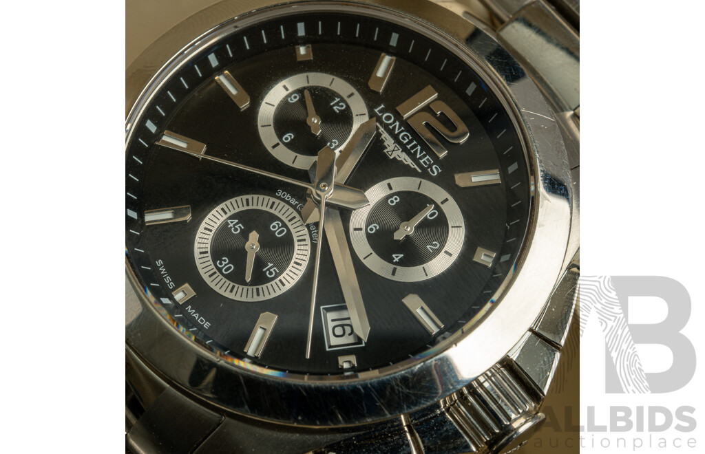 Longines 41mm Conquest Chronograph Conquest, Model L3.660.4