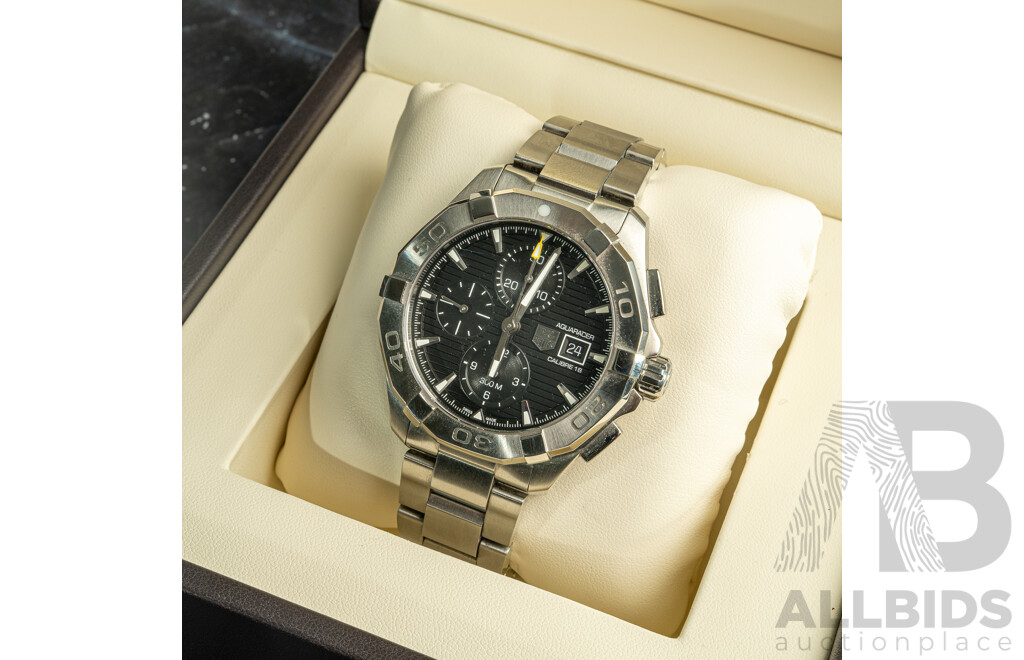 TAG Heuer Aquaracer Mens Watch, CAY2110-0, with Original Presentation Box with Instruction Booklet & Warranty Card